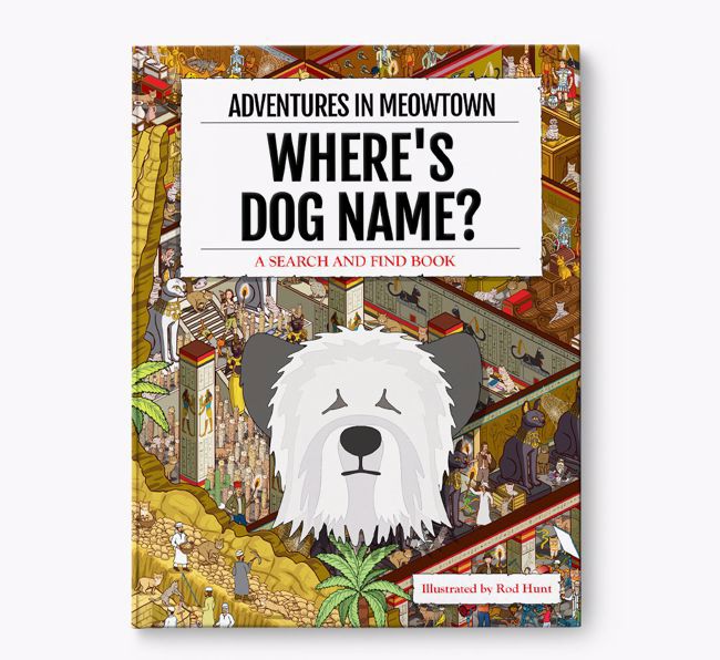 Personalised Skye Terrier Book: Where's Dog Name? Volume 2